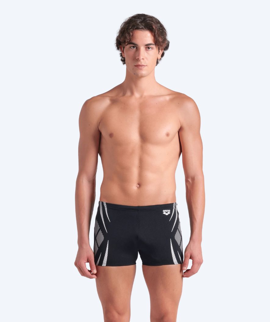 Arena zwemboxers voor mannen - Poseidonia - Zwart/wit