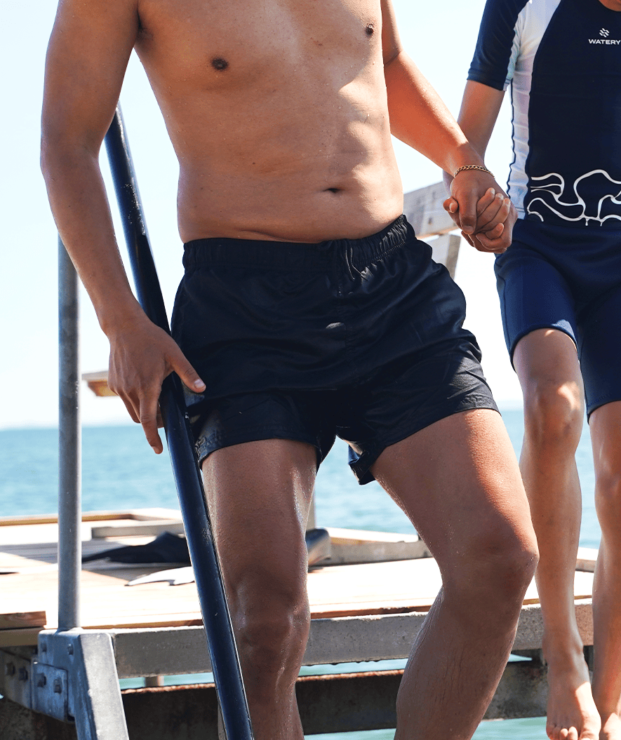 Watery heren zwembroek - Waverly - Donkerblauw