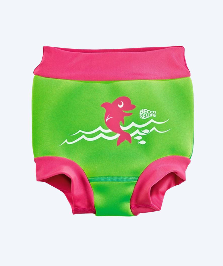 Beco zwemluiers voor kinderen - Sealife - Roze/groen