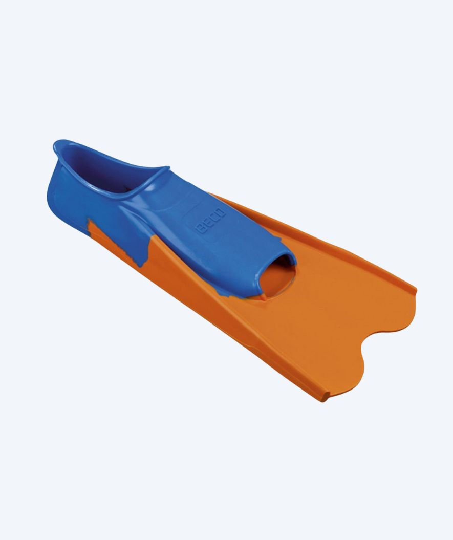 Beco zwemvliezen - Rubber Short Fins - Oranje/blauw