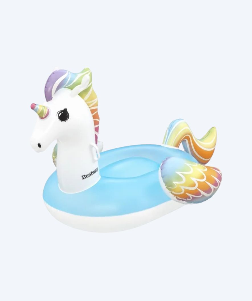 Bestway opblaasspeelgoed - Fantasy Unicorn Ride-On - Wit/multi