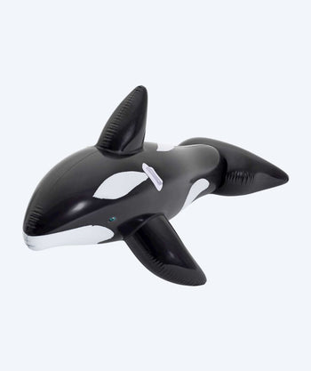 Bestway opblaasspeelgoed - Jumbo Whale Ride-On - Zwart/wit