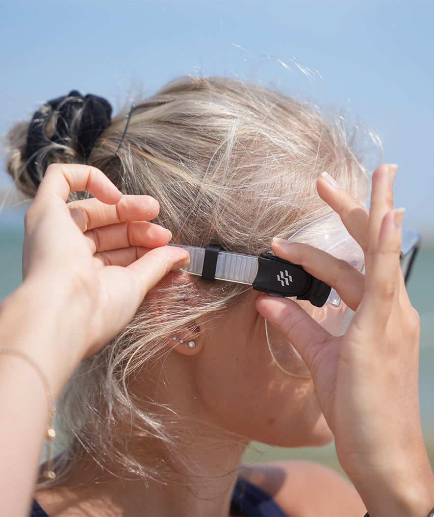 Watery volwassenen duikbril (vanaf 15 jaar) - Nebula - Zwart