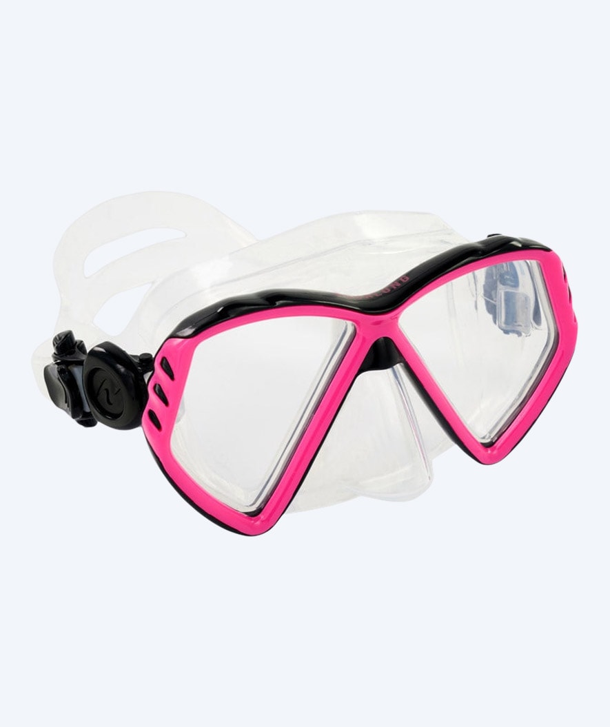 Aqualung junior duikmasker (8-18) - Cub - Zwart/roze