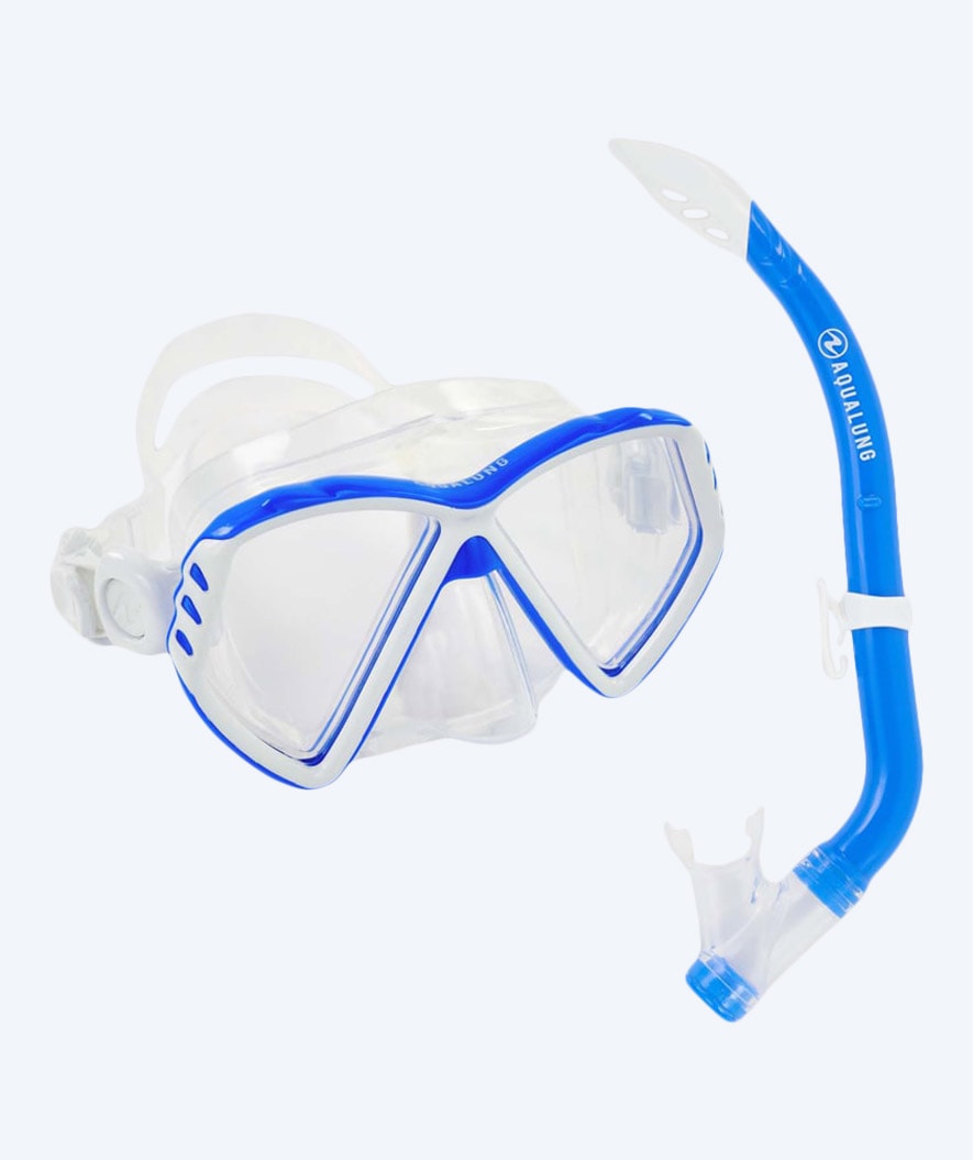 Aqualung Combo kind snorkelset (8-18) - Combo Cub - Helder/blauw