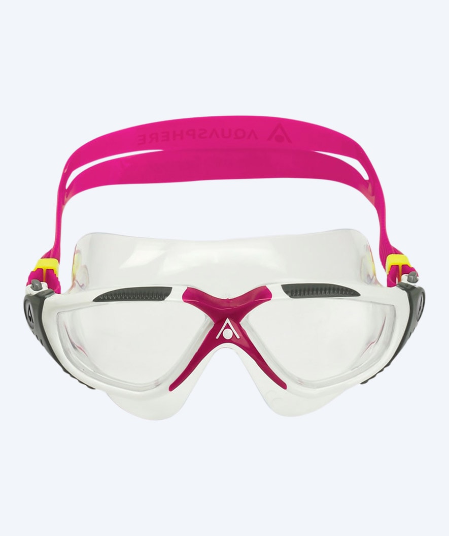 Aquasphere zwembril voor vrouwen - Vista - Wit/lichtroze
