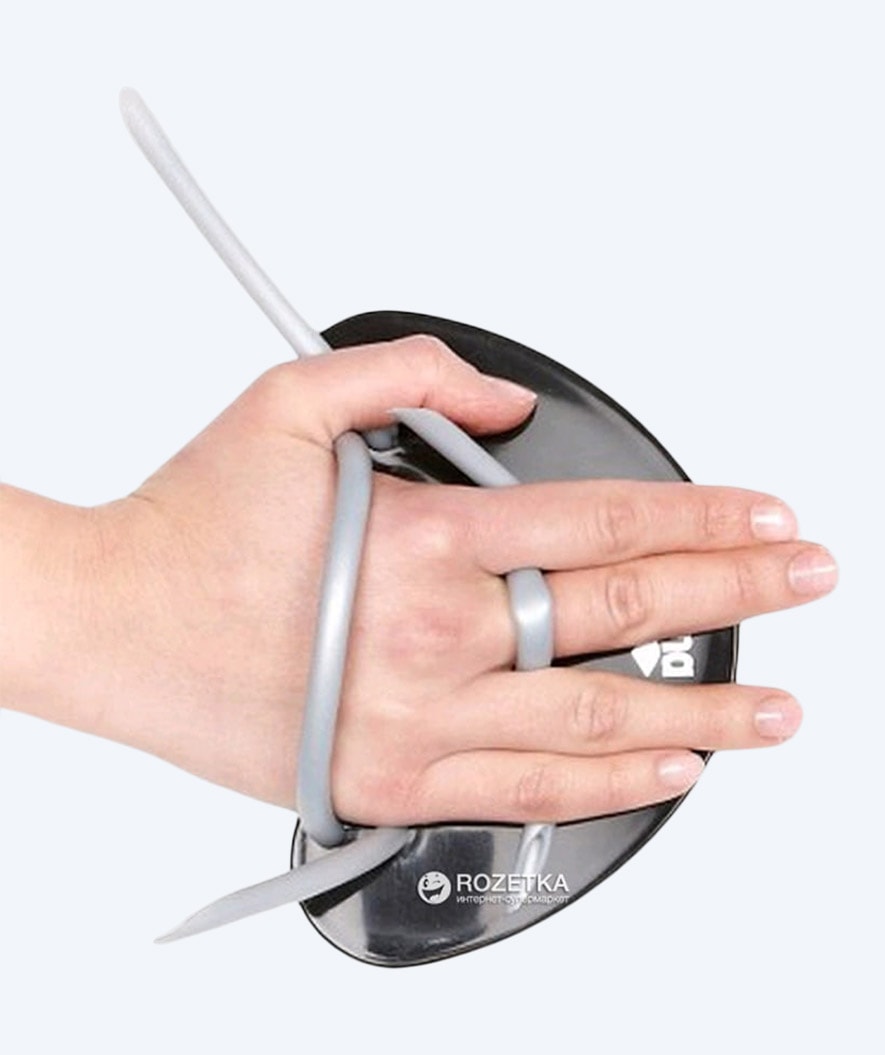 Arena finger paddles - Elite - Zwart