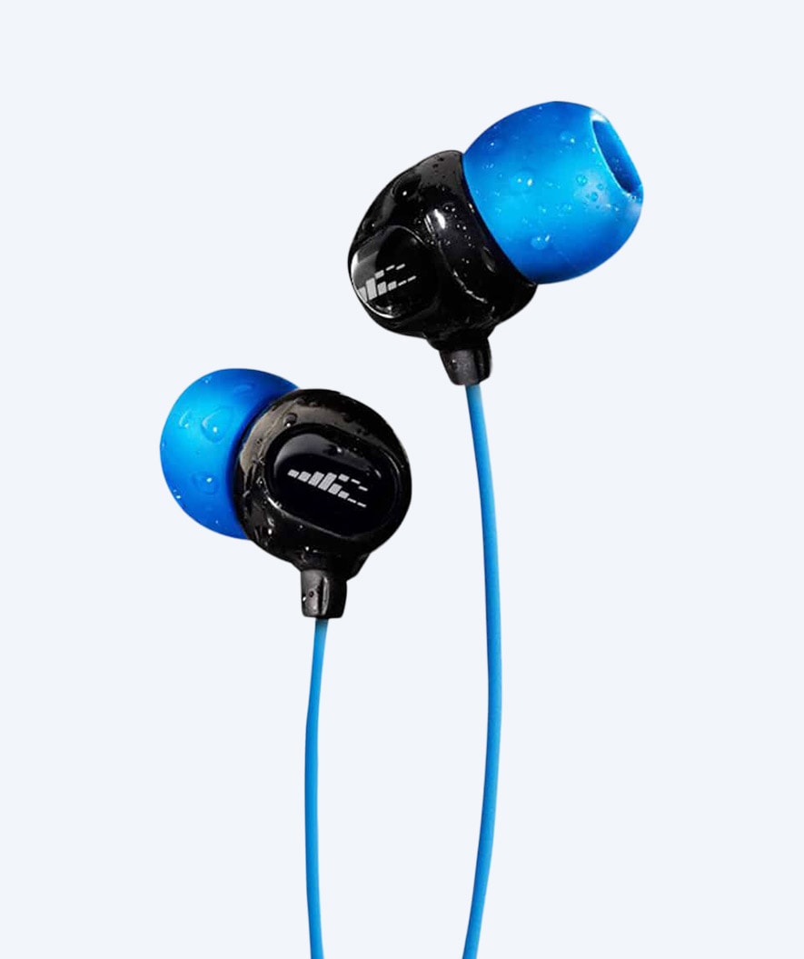 H2OAudio waterproof Oortjes - Surge S Plus - kort koord - Blauw