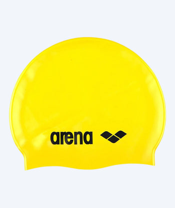 Arena badmuts - Classic Silicone - Geel/zwart