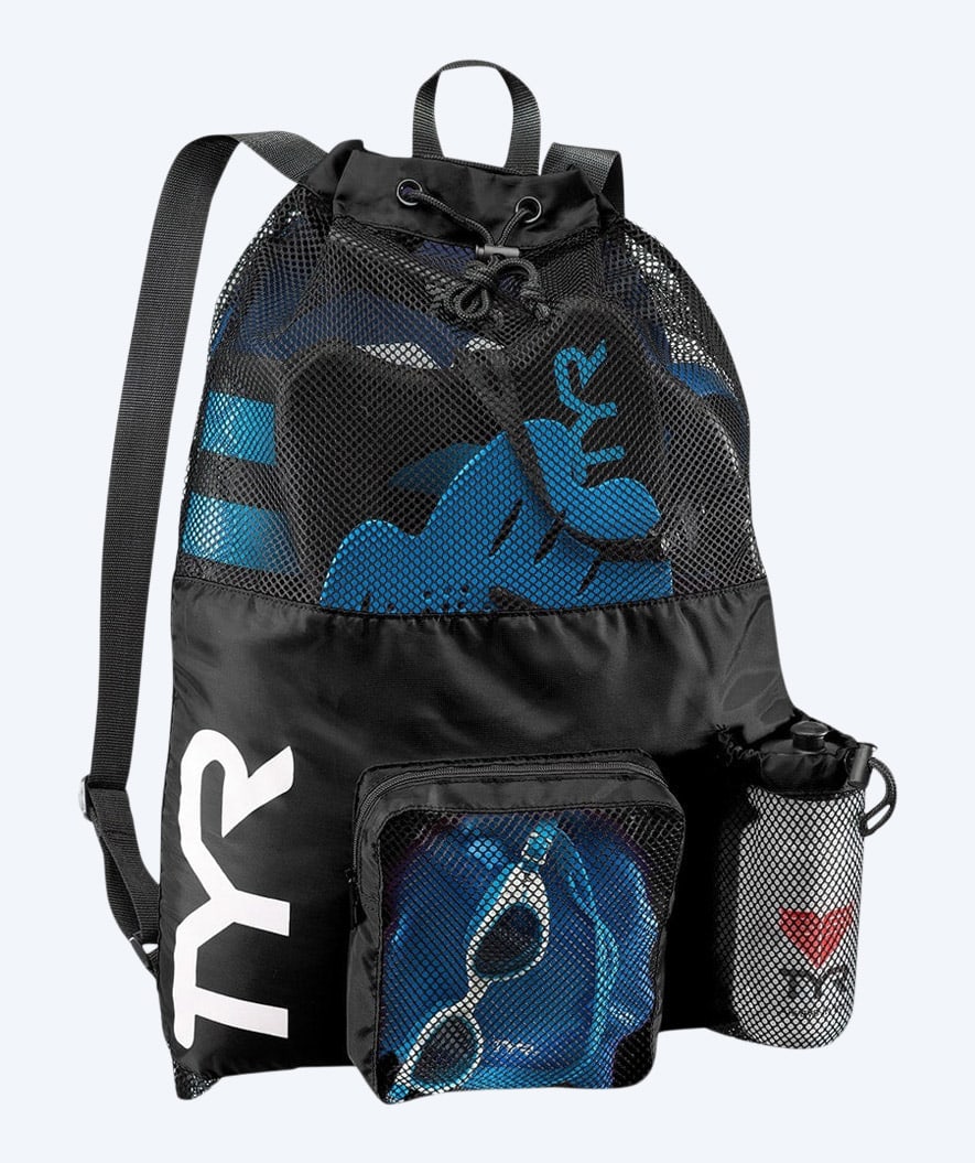 TYR zwemnet - Big Mesh Mummy 40L - Zwart