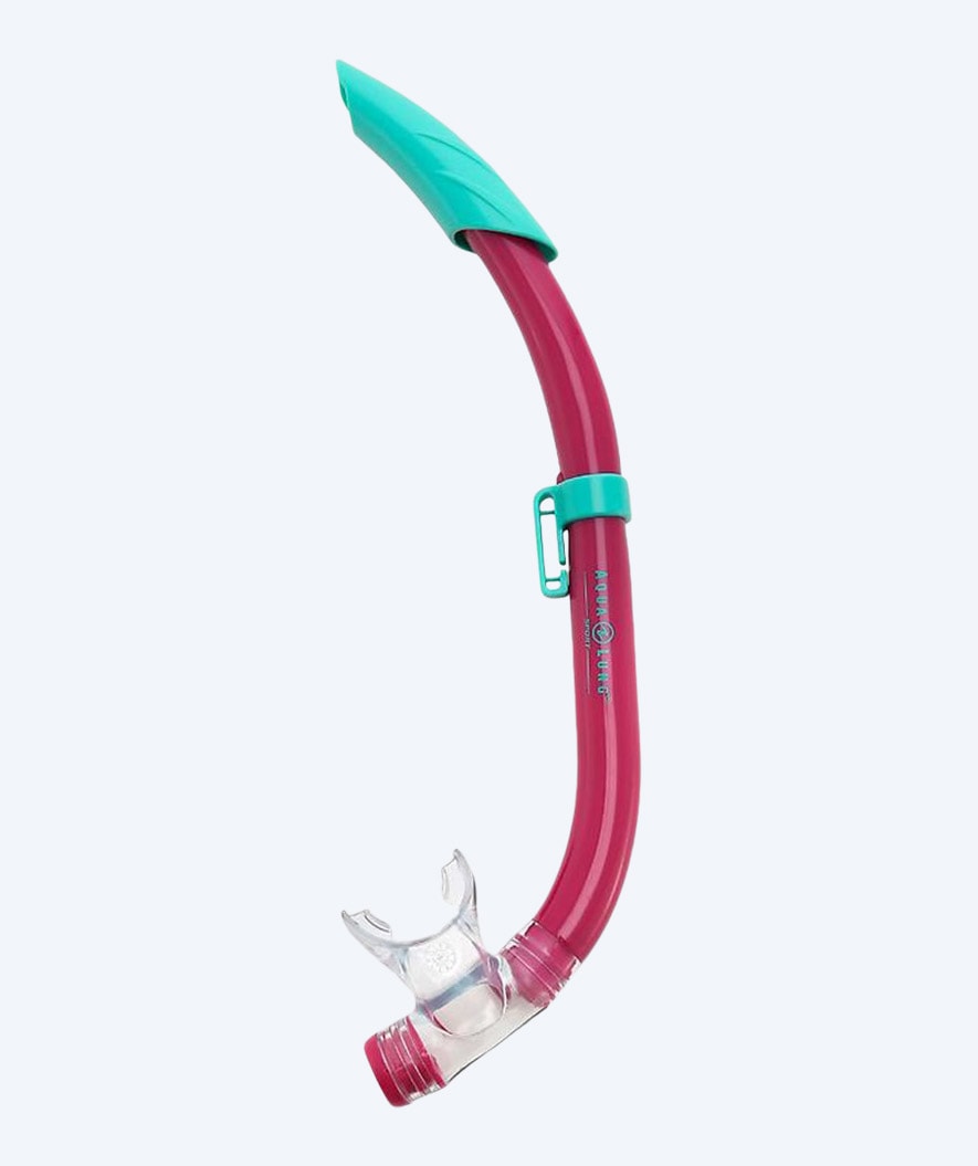Aqualung volwassenen semi-dry snorkel - Pike - Roze/turquoise