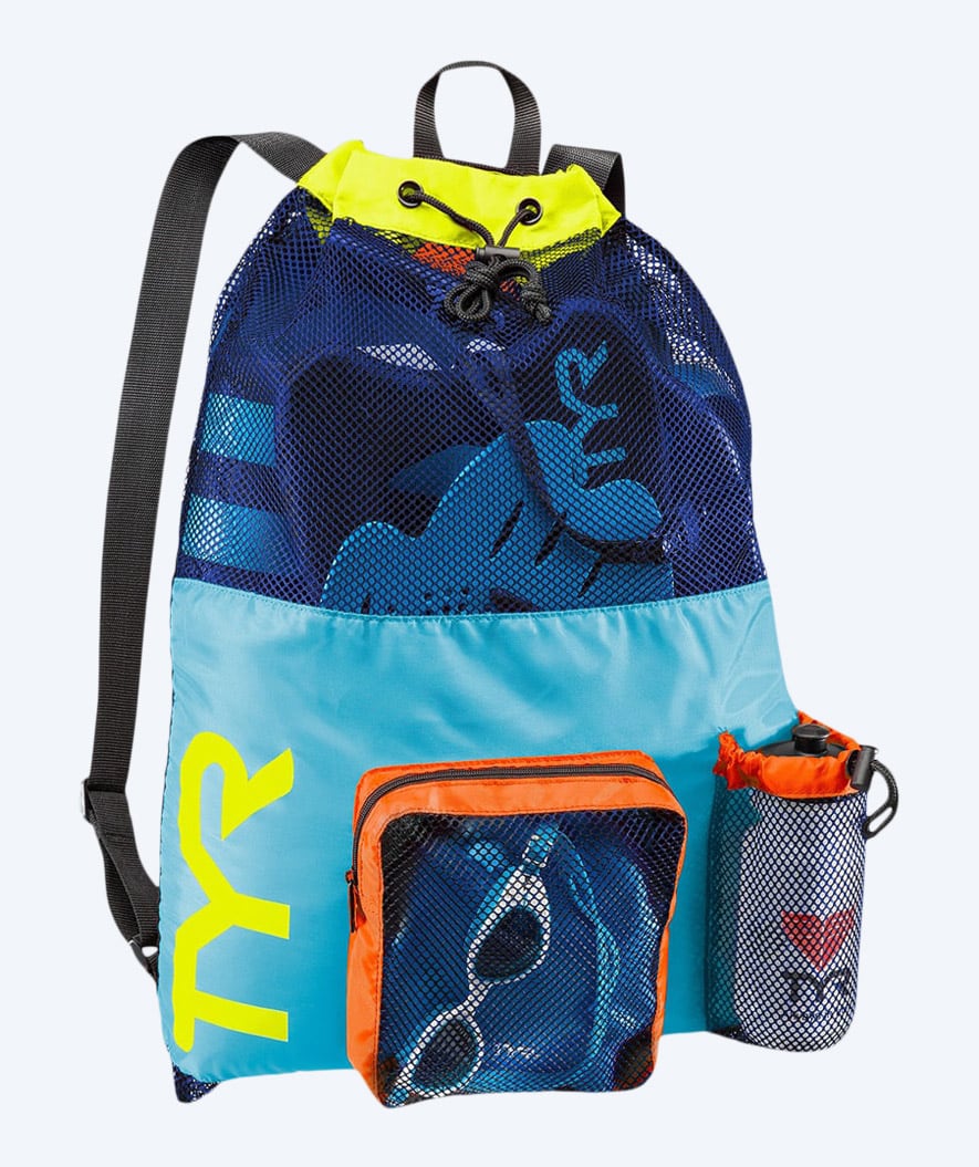 TYR zwemnet - Big Mesh Mummy 40L - Geel/multi