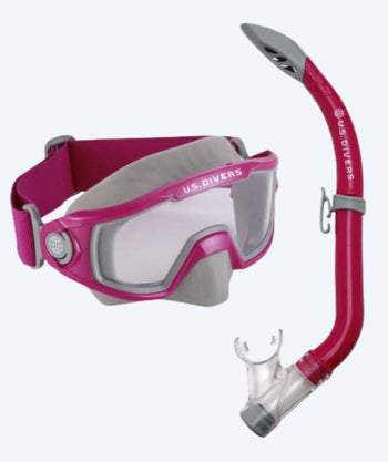 Aqualung Combo kind snorkelset (8-18) - Avila - Lichtroze/grijs