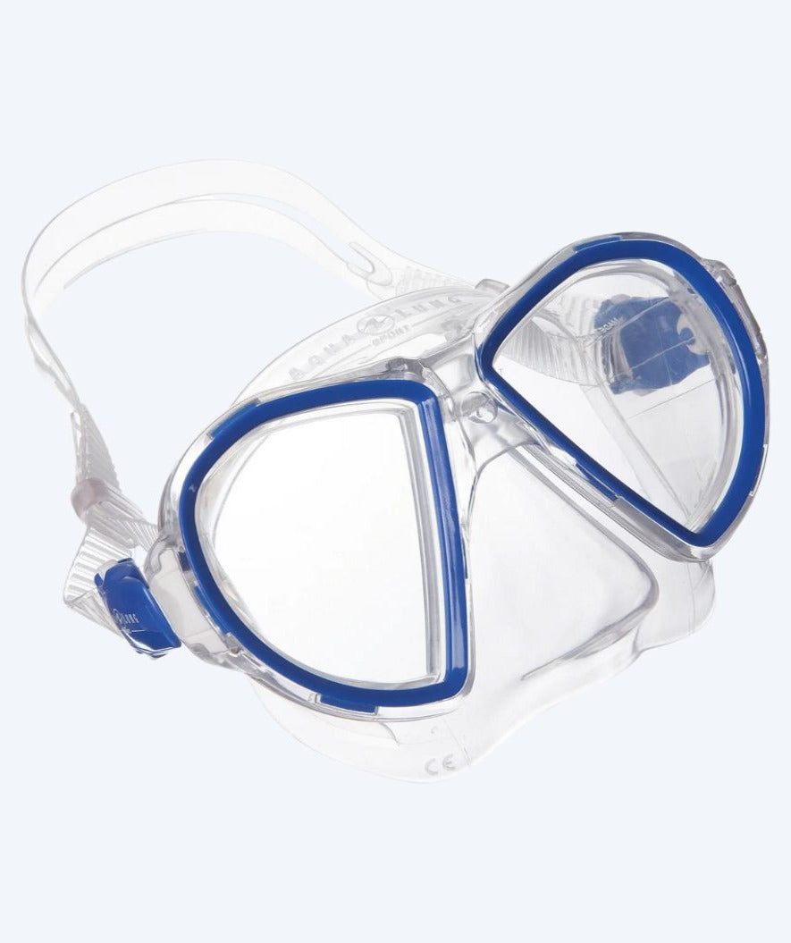 Aqualung volwassenen duikbril - Duetto - Blauw/Helder