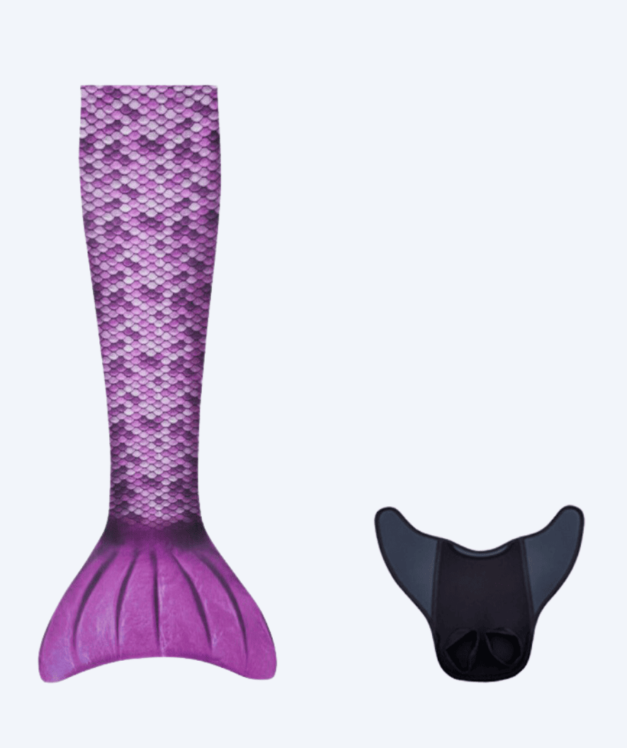 Kuaki Mermaids zeemeerminstaart voor kinderen - Set - Paars