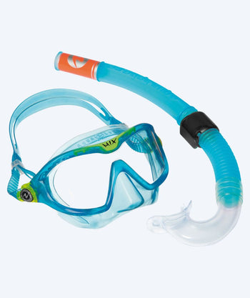 Aqualung Combo kind snorkelset (4-8) - Combo Mix - Lichtblauw