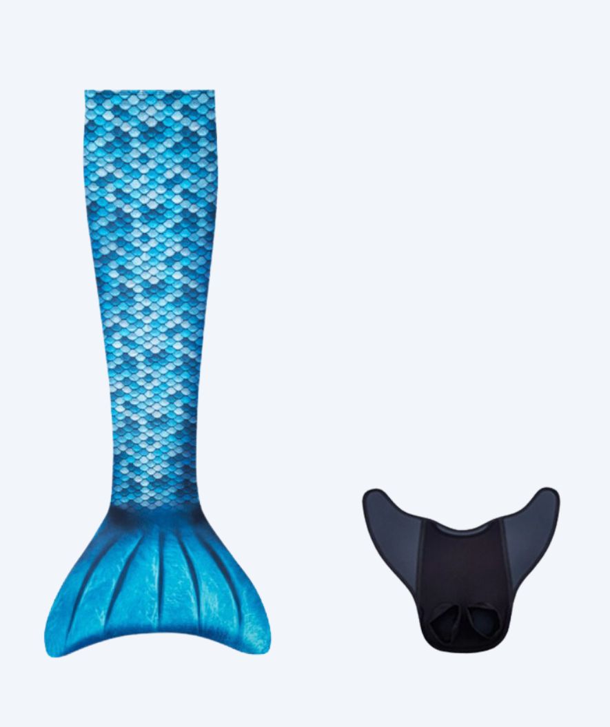 Kuaki Mermaids zeemeerminstaart voor kinderen - Set - Donkerblauw