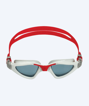 Aquasphere duikbrillen voor sport - Kayenne - Wit/rood (Smoke lens)
