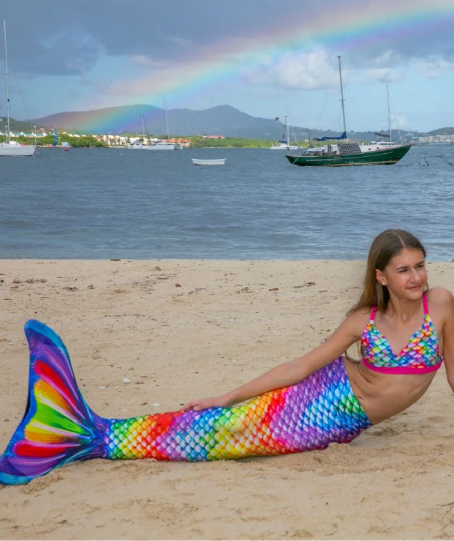 Fin Fun zeemeerminstaart voor kinderen - Set - Rainbow Reef