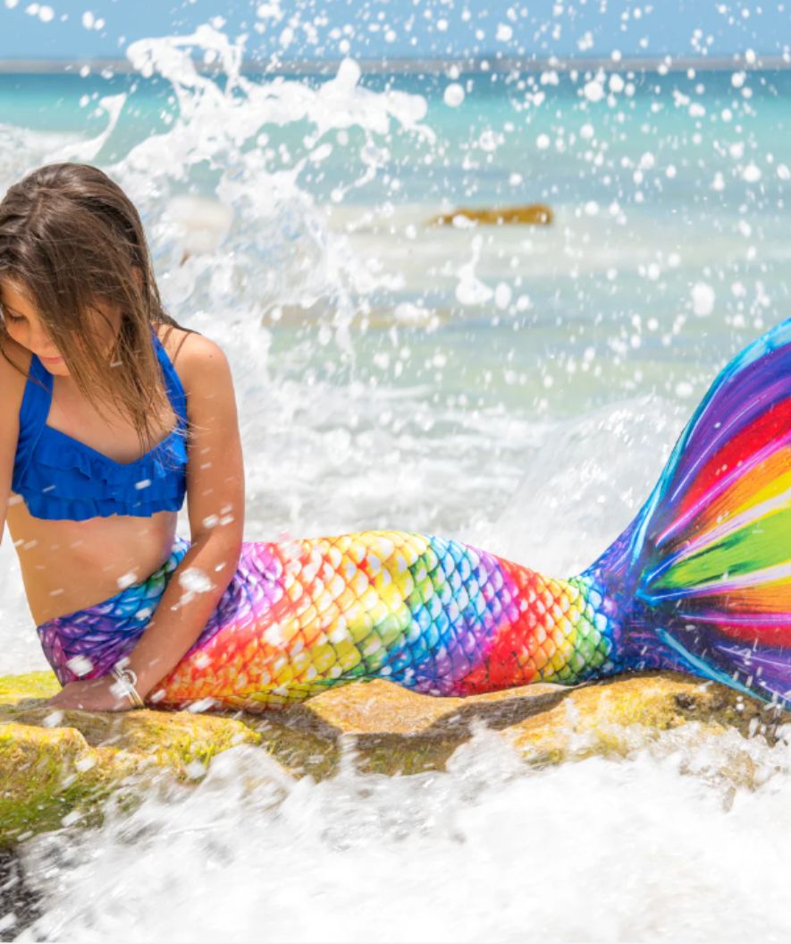 Fin Fun zeemeerminstaart voor kinderen - Set - Rainbow Reef