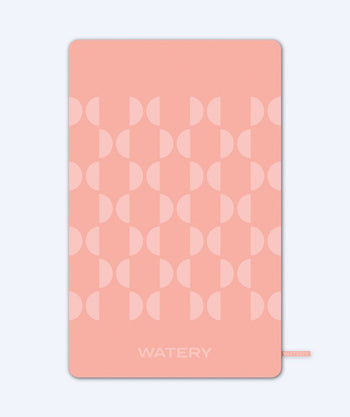 Watery microvezel handdoek (175 x 110 cm) - Rafferty - Blurish Roze