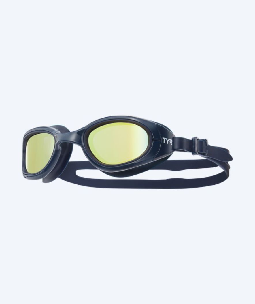 TYR training zwembril - Spec OPS 2.0 Mirror - Goud/donkerblauw
