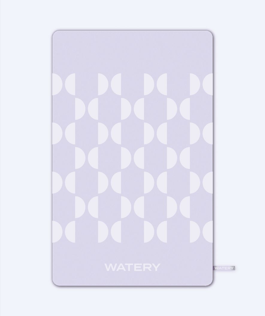 Watery microvezel handdoek (175 x 110 cm) - Rafferty - Dust Purple