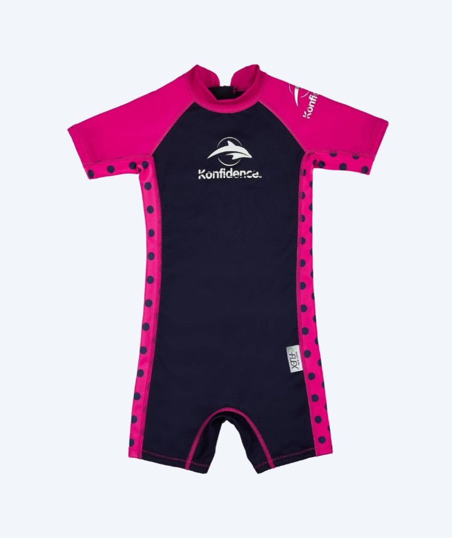 Konfidence wetsuit voor kinderen - Warma - Paars/roze