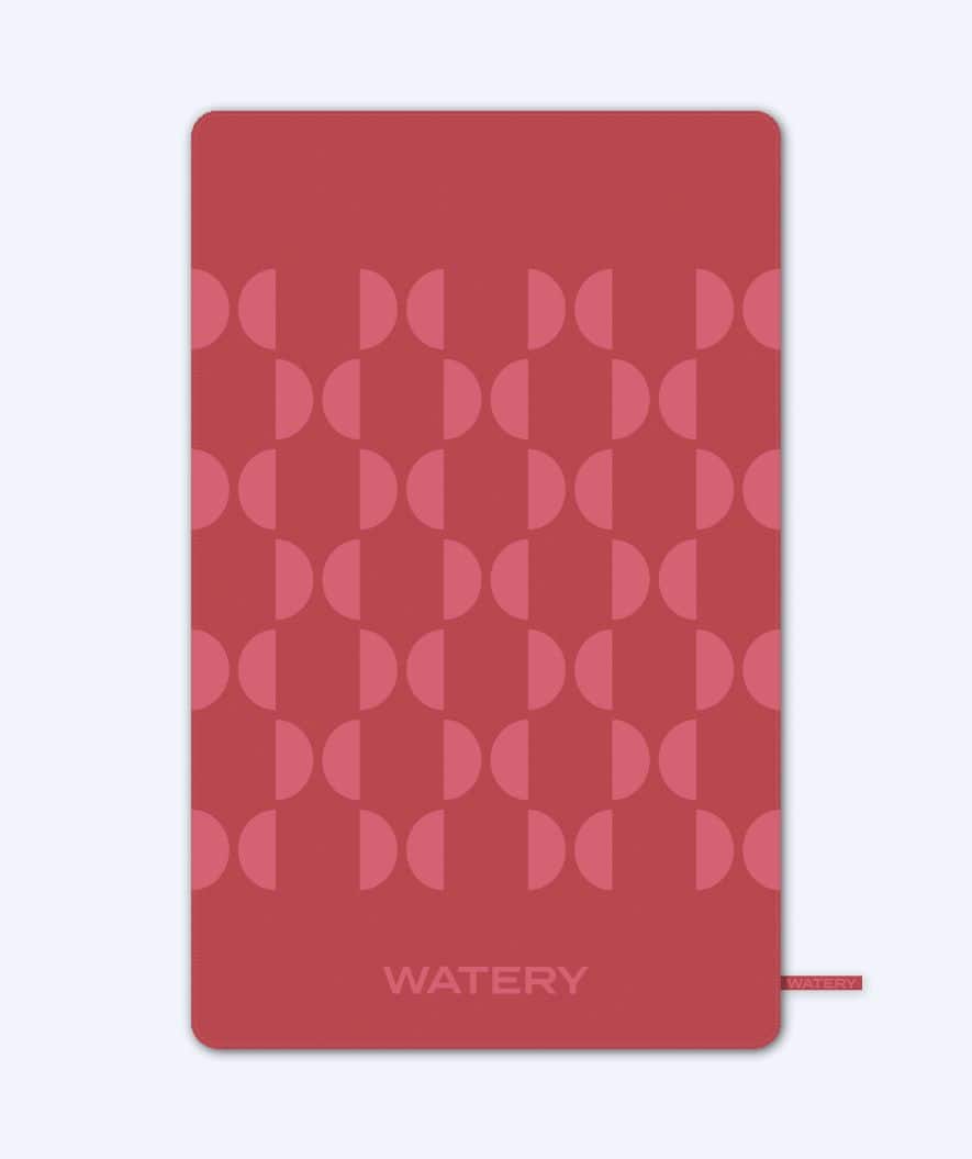 Watery microvezel handdoek (175 x 110 cm) - Rafferty - Rood