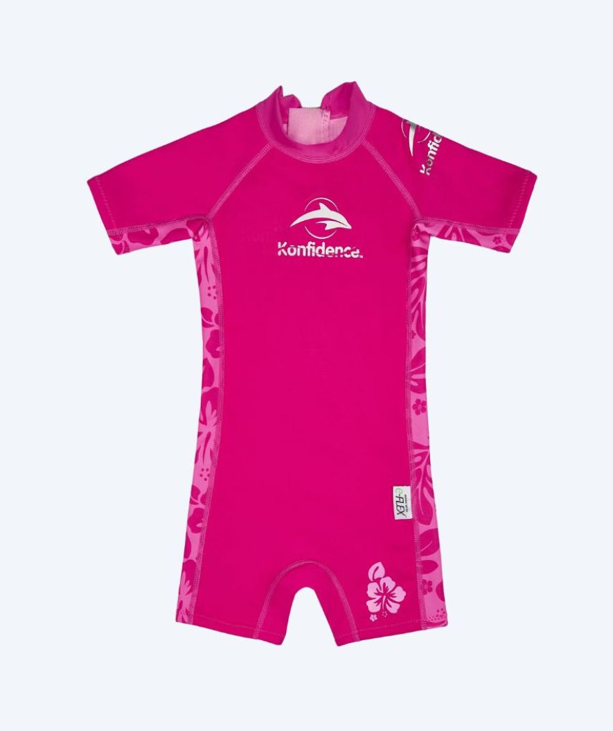 Konfidence kind wetsuit - Warma - Roze