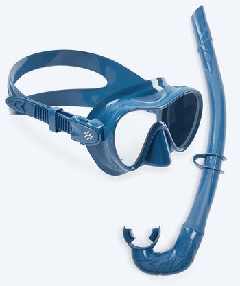 Watery Combo snorkelset voor kinderen - Cliff - Donkerblauw