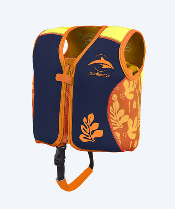 Konfidence zwemvest voor kinderen (2-12) - Original - Donkerblauw/oranje