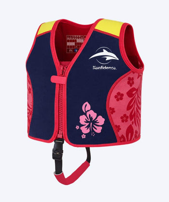Konfidence zwemvest voor kinderen (2-12) - Original - Donkerblauw/rood
