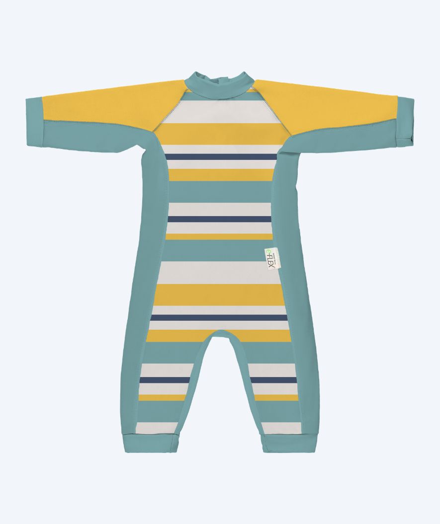 Konfidence wetsuit voor kinderen - SplashyTM - Blauw/geel