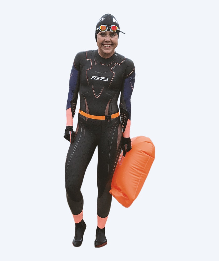 ZONE3 neopreen sokken voor open water - (2mm) - Zwart/zilver
