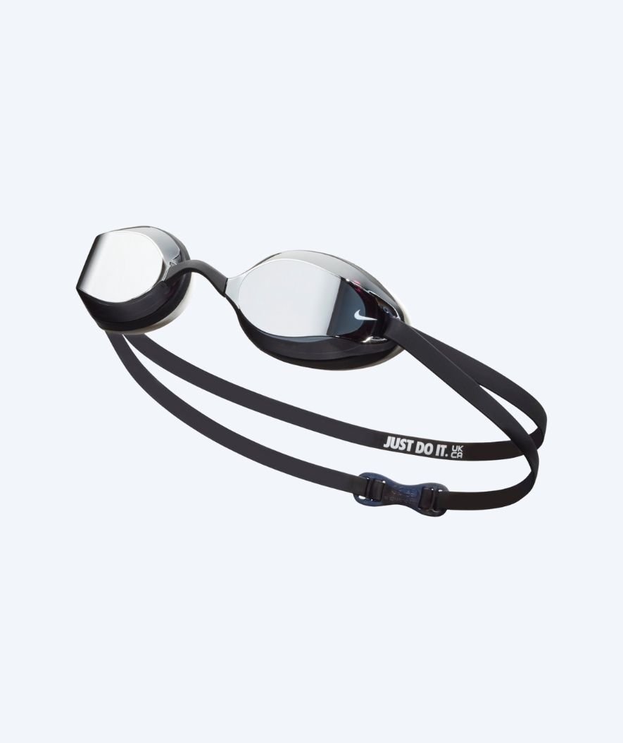 Nike Elite zwembril - Legacy Comfort Mirror - Zwart/zilver