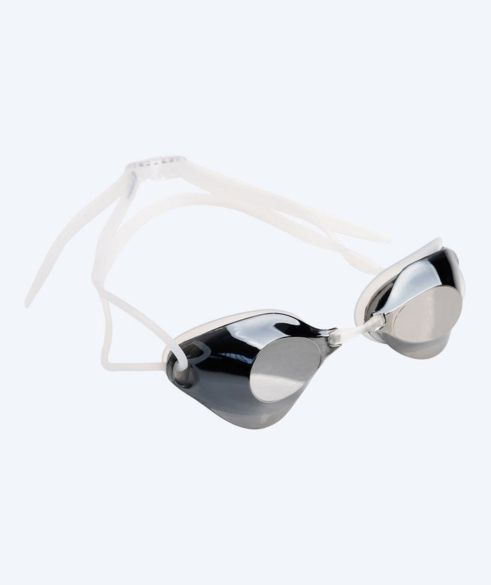 Watery zwembril - Stealth Mirror - Wit/zilver