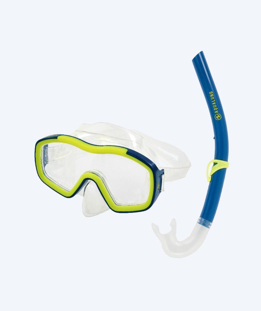 Aqualung Combo kind snorkelset (8-18) - Raccon Combo - Blauw/groen
