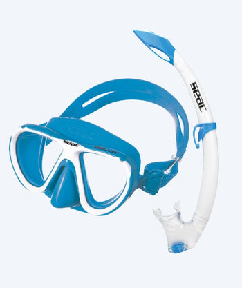 SEAC Combo snorkelset voor kinderen (vanaf 3 jaar) - Bella - Blauw/wit