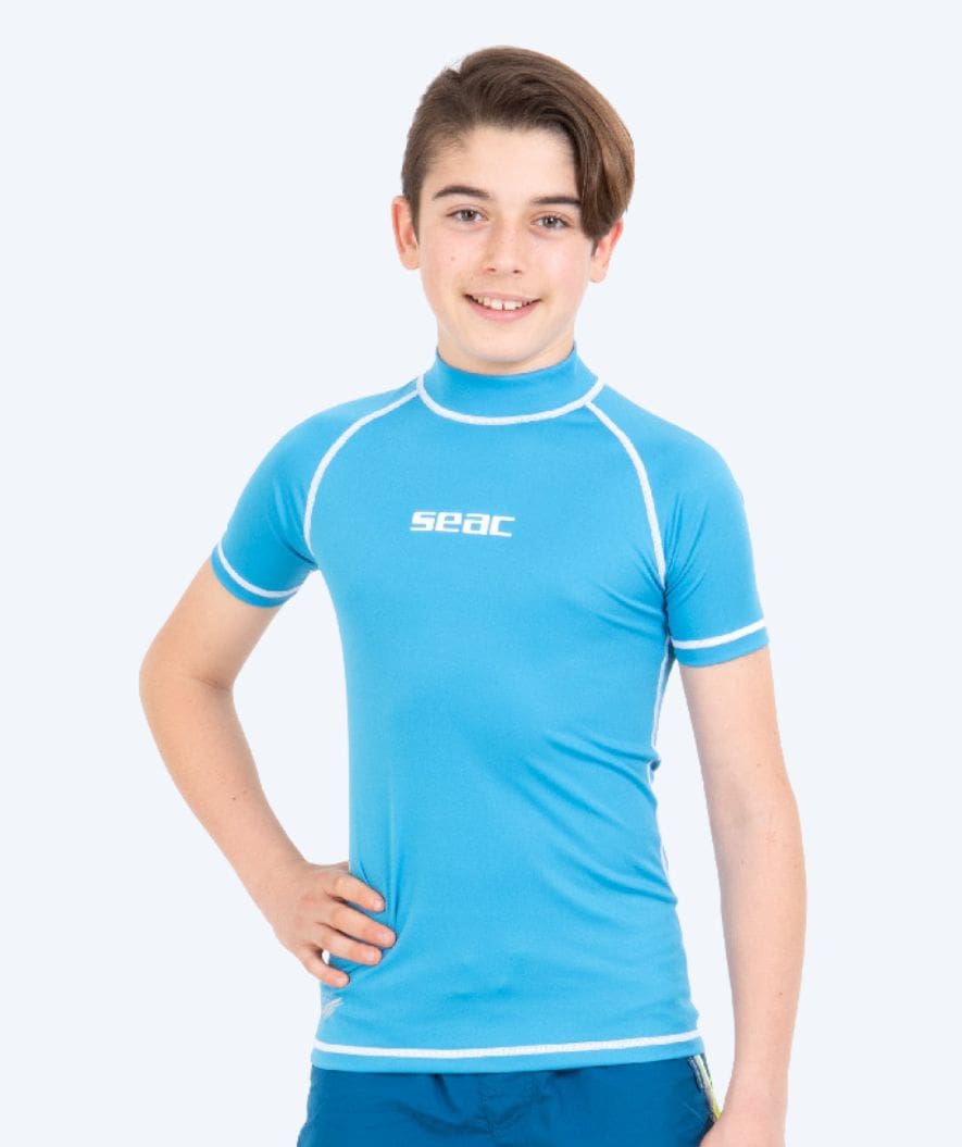 SEAC UV-shirt voor kinderen - T-Sun Short - Blauw/wit