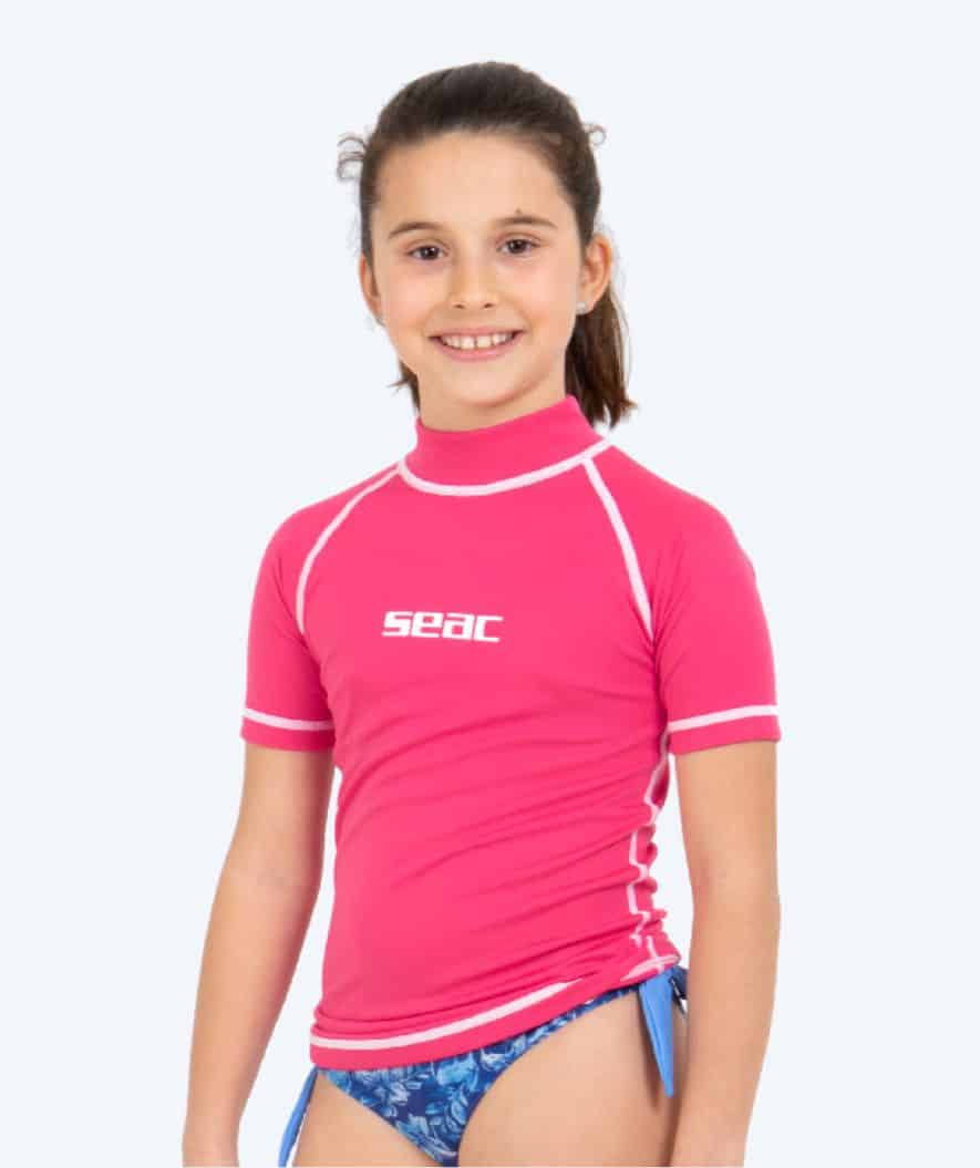 SEAC UV-shirt voor kinderen - T-Sun Short - Roze/wit