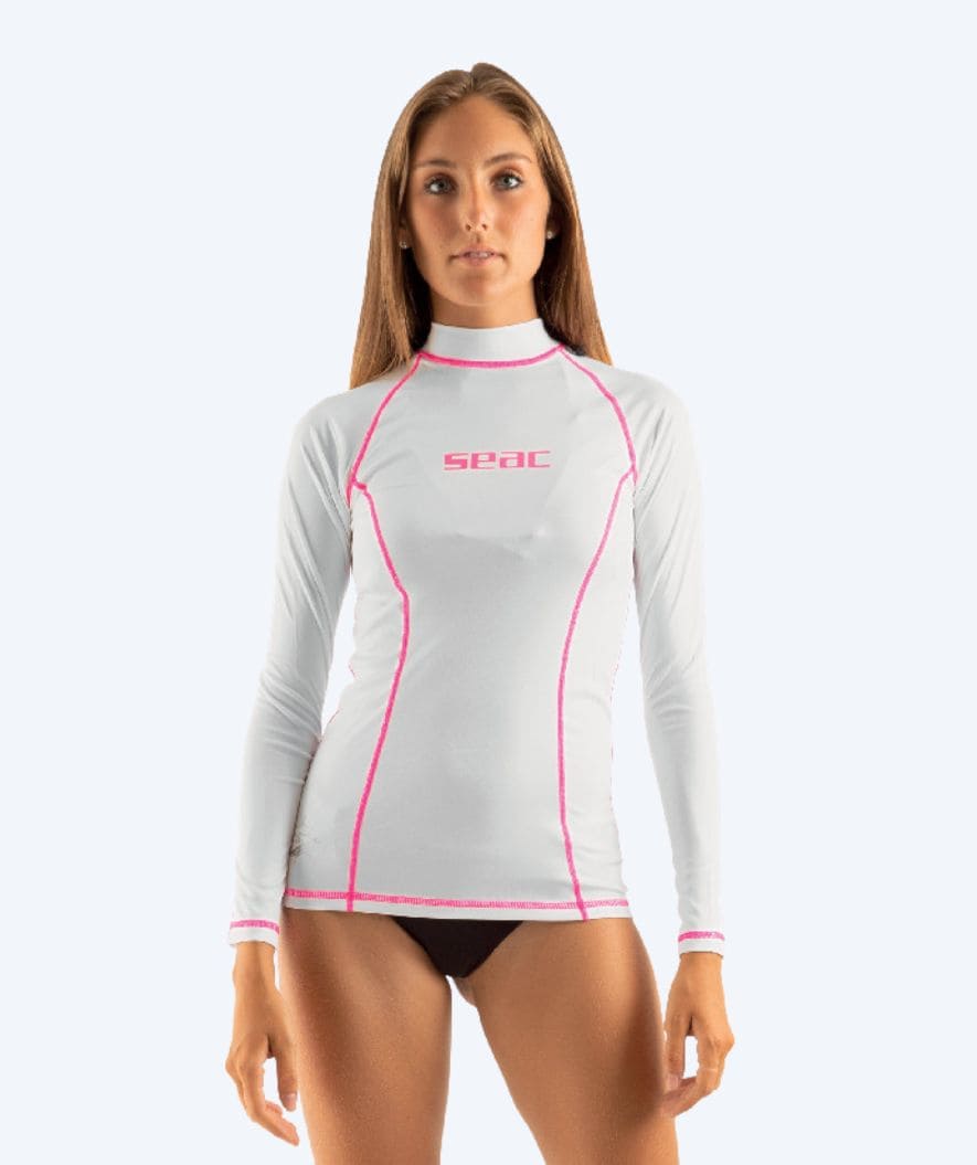 SEAC UV-shirt voor vrouwen - T-Sun Long - Wit/roze
