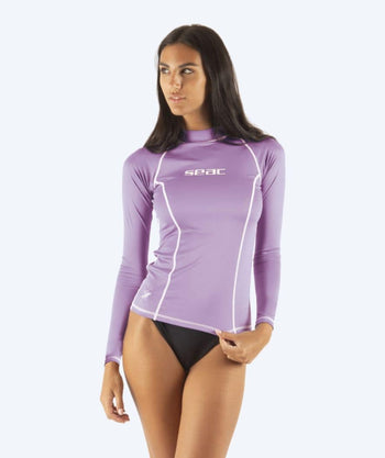 SEAC UV-shirt voor vrouwen - T-Sun Long - Paars/wit