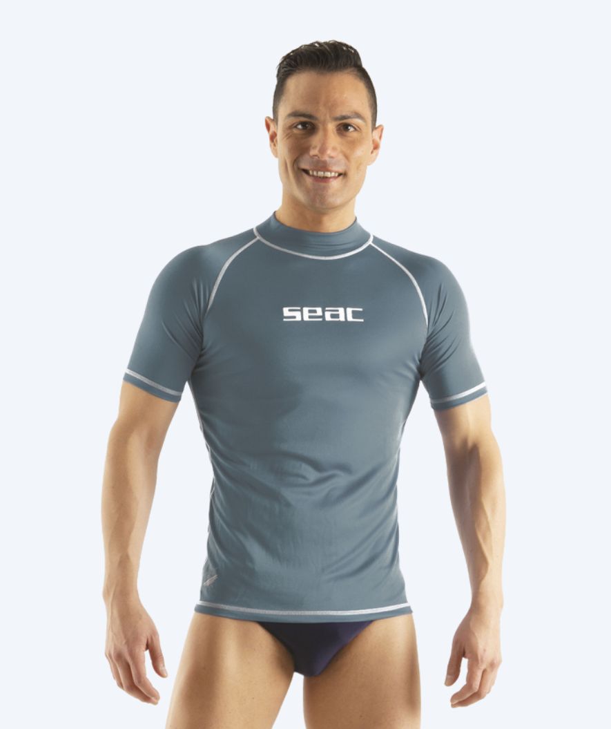 SEAC UV-shirt voor mannen - T-Sun Short - Grijs/wit