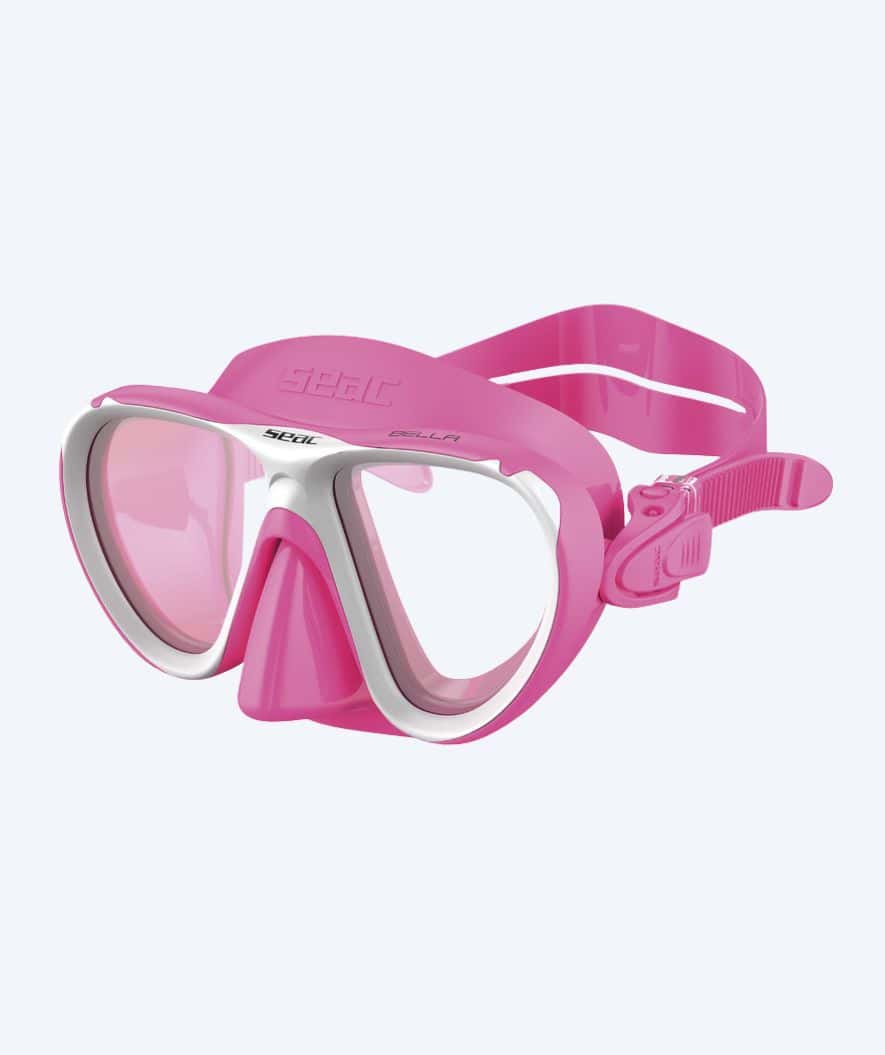 SEAC duikbril voor kinderen (4-8) - Bella - Roze/wit