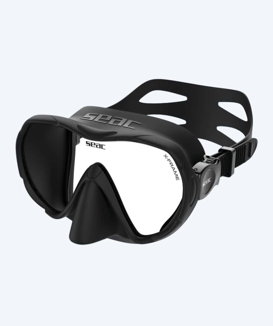 SEAC duikbril voor volwassenen - X-Frame - Zwart
