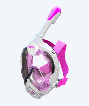 SEAC full face duikmasker - Magica XS/S - Roze/wit