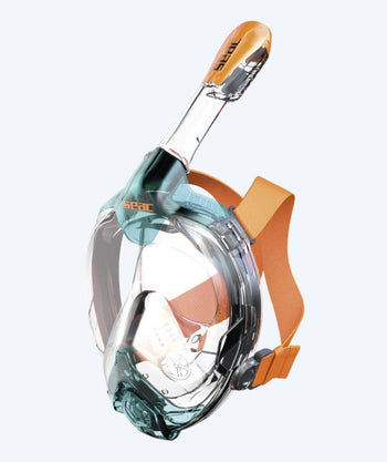 SEAC full face duikmasker voor volwassenen - Libera L/XL - Oranje/blauw