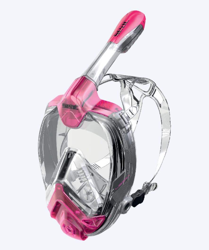 SEAC full face duikmasker voor volwassenen - Libera S/M - Roze