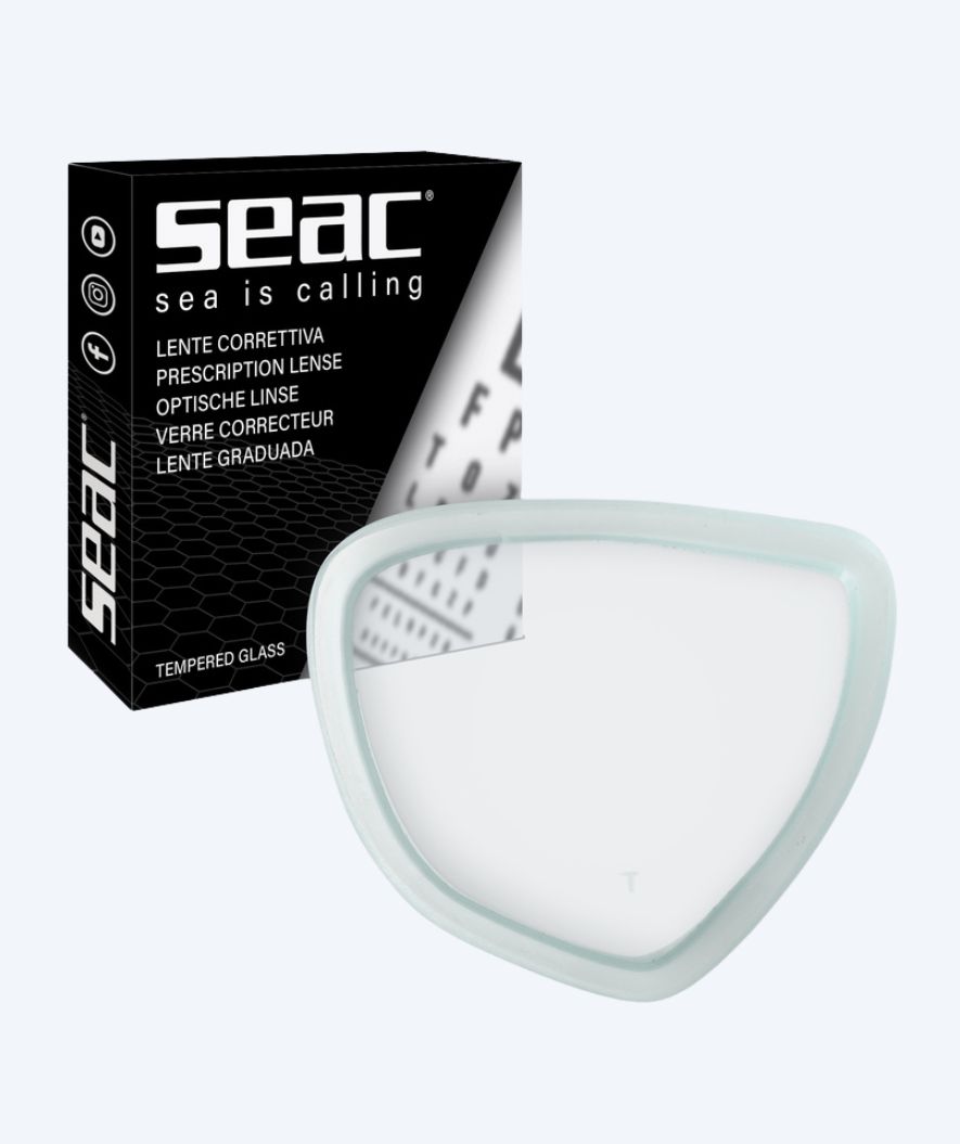 SEAC rechterglas op sterkte - (-1.0 – -6.0) en (+1.0 – + 3.0) - Helder